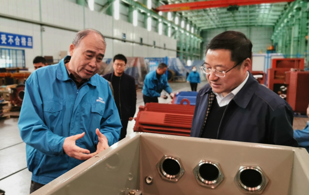 宣城市人大主任楊業峰來皖南電機調研 宣城市人大主任楊業峰來皖南電機調研