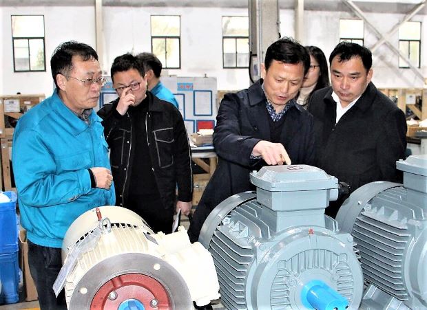 皖南電機:涇縣縣委副書記許立勛來公司調研 皖南電機:涇縣縣委副書記許立勛來公司調研