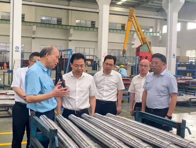 市委書記李中來威能公司調研 市委書記李中來威能公司調研